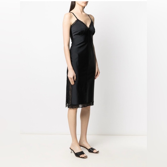 Alexander Wang Lace Trim Slip Dress, Medium - Picture 1 of 8